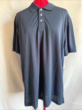 Amazon Essentials Men's Navy Blue Polo Shirt